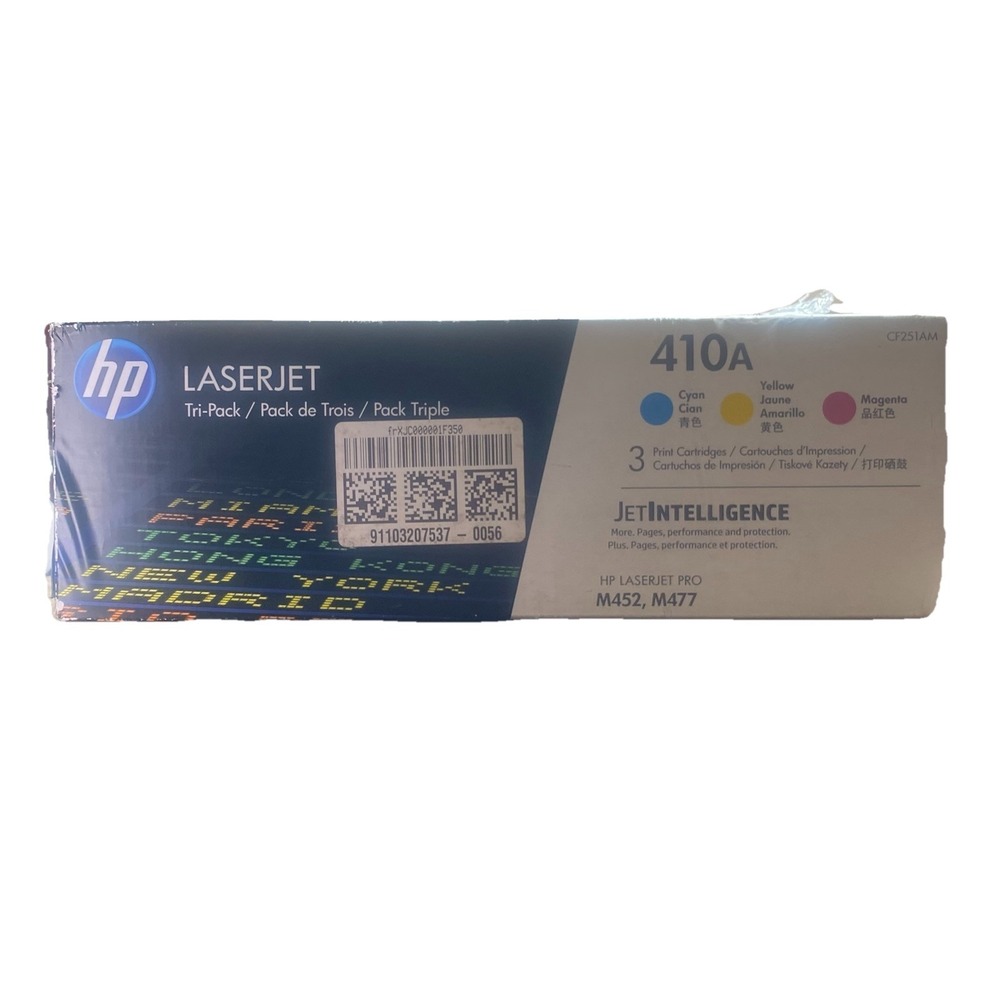 New HP 410A 3 Color Toner Set C M Y CE411A CE412A CE413A Sealed Box